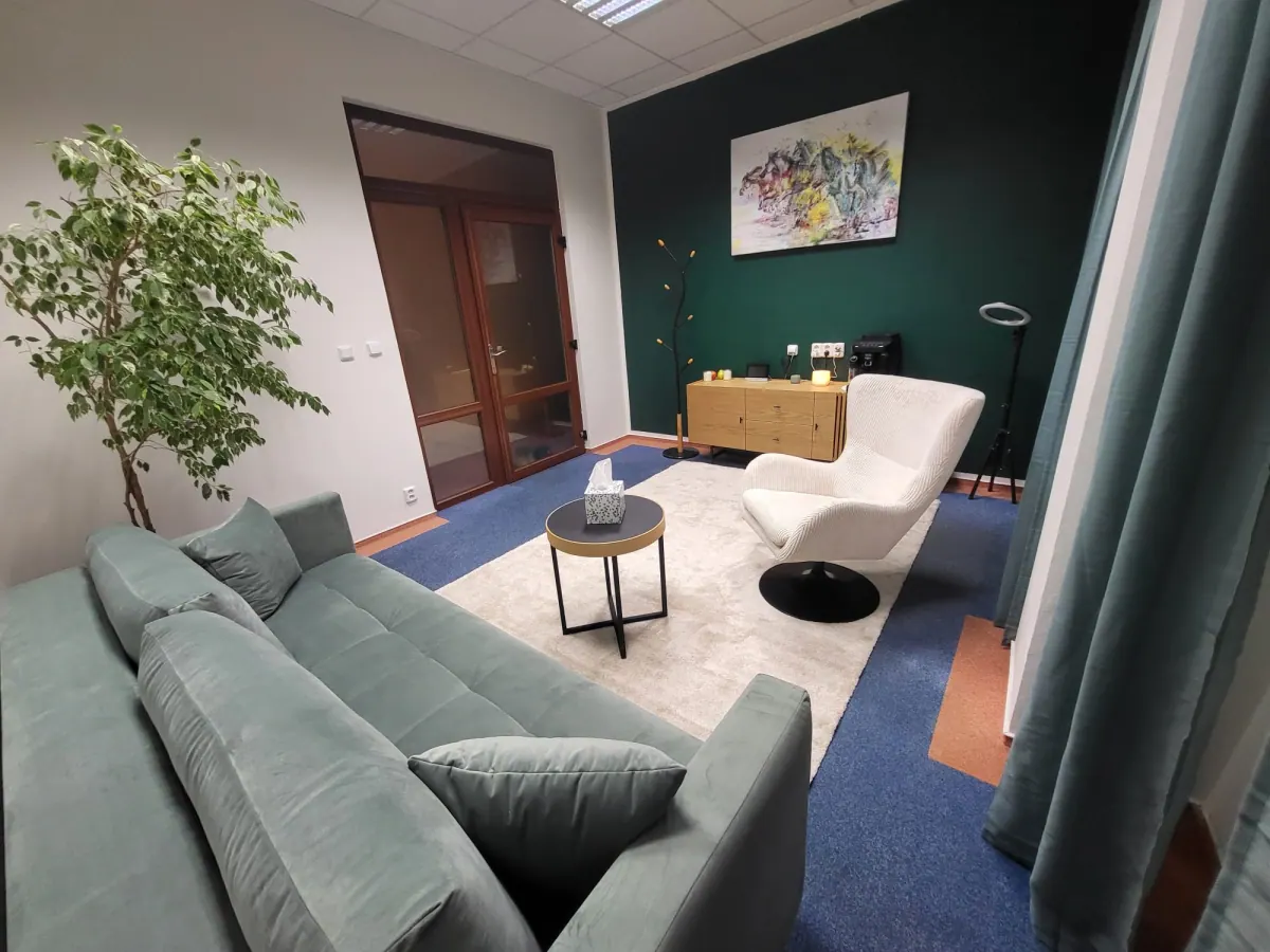 Celkový pohled do terapeutické ordinace v Ostravě